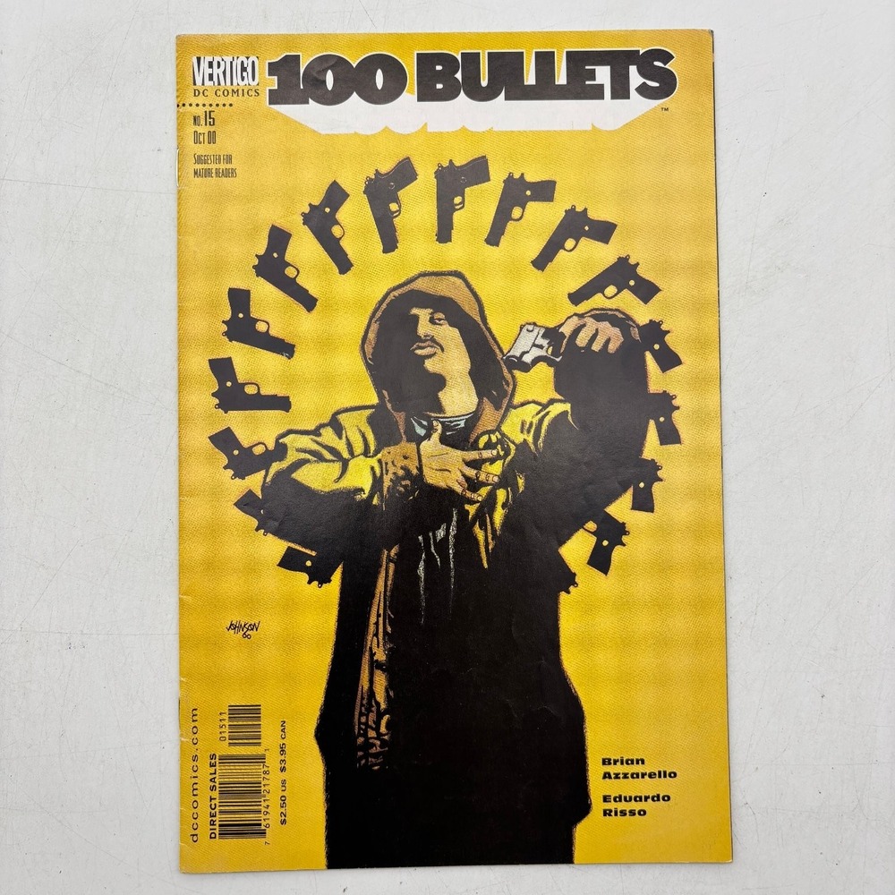 100 Bullets #15 Vertigo DC Comics 2000 Brian Azzarello Eduardo Risso